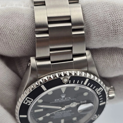 Rolex Submariner Date 16610 Black Dial Stainless Steel Oyster 40mm