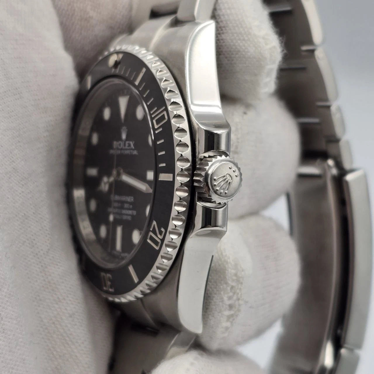 2016 PAPERS Rolex Submariner No-Date 114060 Black Ceramic 40mm Watch BOX