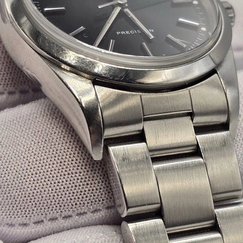 2007 Rolex Air King 14000M Automatic Watch Stainless Black Dial 34MM