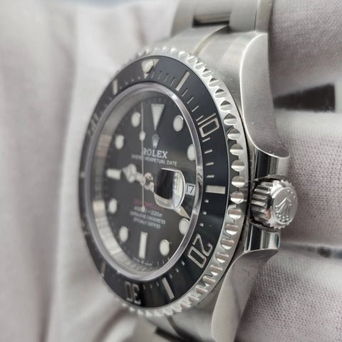 2019 PAPERS Rolex Sea-Dweller Black Red Letters Stainless Steel 43mm 126600 BOX