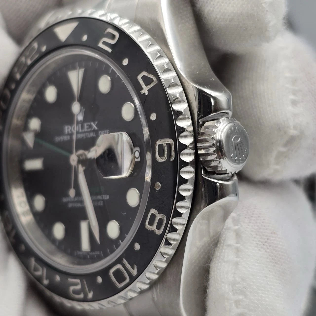 PAPERS Rolex GMT Master II Green Arrow 116710LN Ceramic 40mm Watch BOX