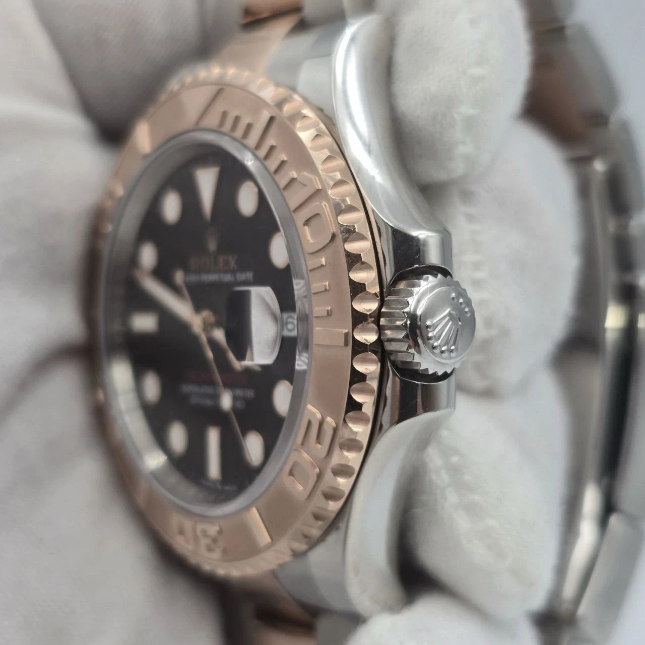 2025 NEW Rolex Yacht-Master Two Tone Rose Gold 40mm Black Dial 126621 UNWORN