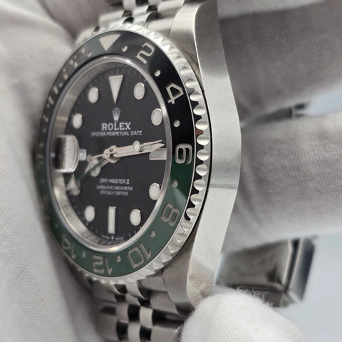PAPERS 2024 Rolex GMT-Master II “Sprite” 40mm 126720VTNR Jubilee Black Dial BOX
