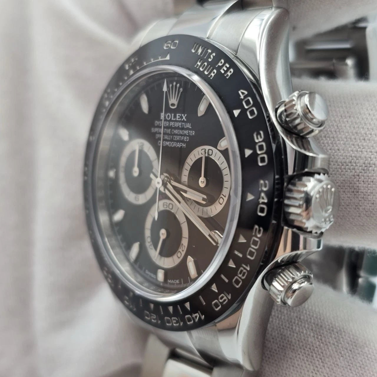 2023 PAPERS Rolex Daytona 116500LN Black Dial Ceramic 40mm Steel Watch BOX