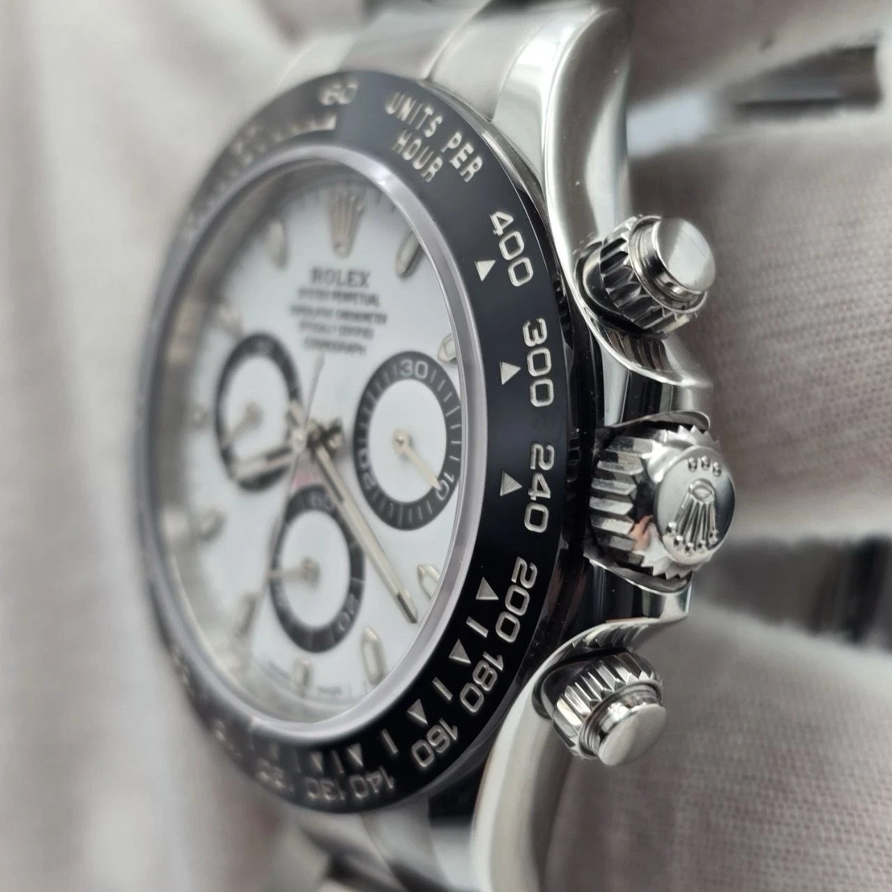 2023 PAPERS Rolex Daytona 116500LN Panda White Dial Ceramic 40mm Steel Watch BOX