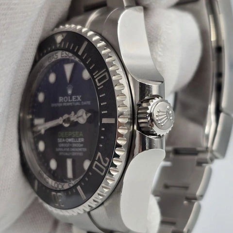 PAPERS 2021 Rolex Sea-Dweller Deepsea James Cameron Blue 126660 44mm Watch BOX