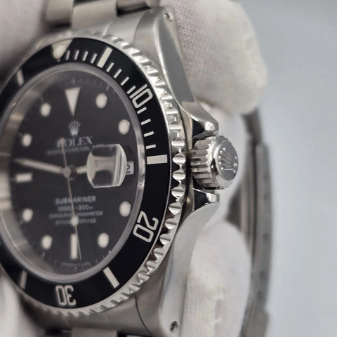 Rolex Submariner Date 16610 Black Dial Stainless Steel Oyster 40mm