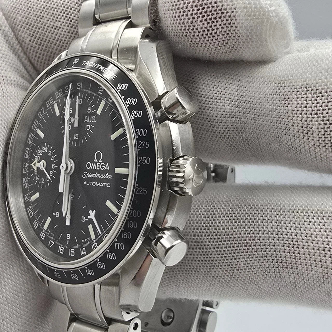 Omega Speedmaster Day Date 3520.50 Mark 40 Chronograph Automatic 39mm Watch B+P