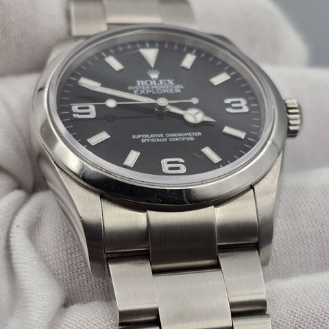2006 Rolex Explorer I 114270 Men's Automatic 36mm Steel Black Dial Watch