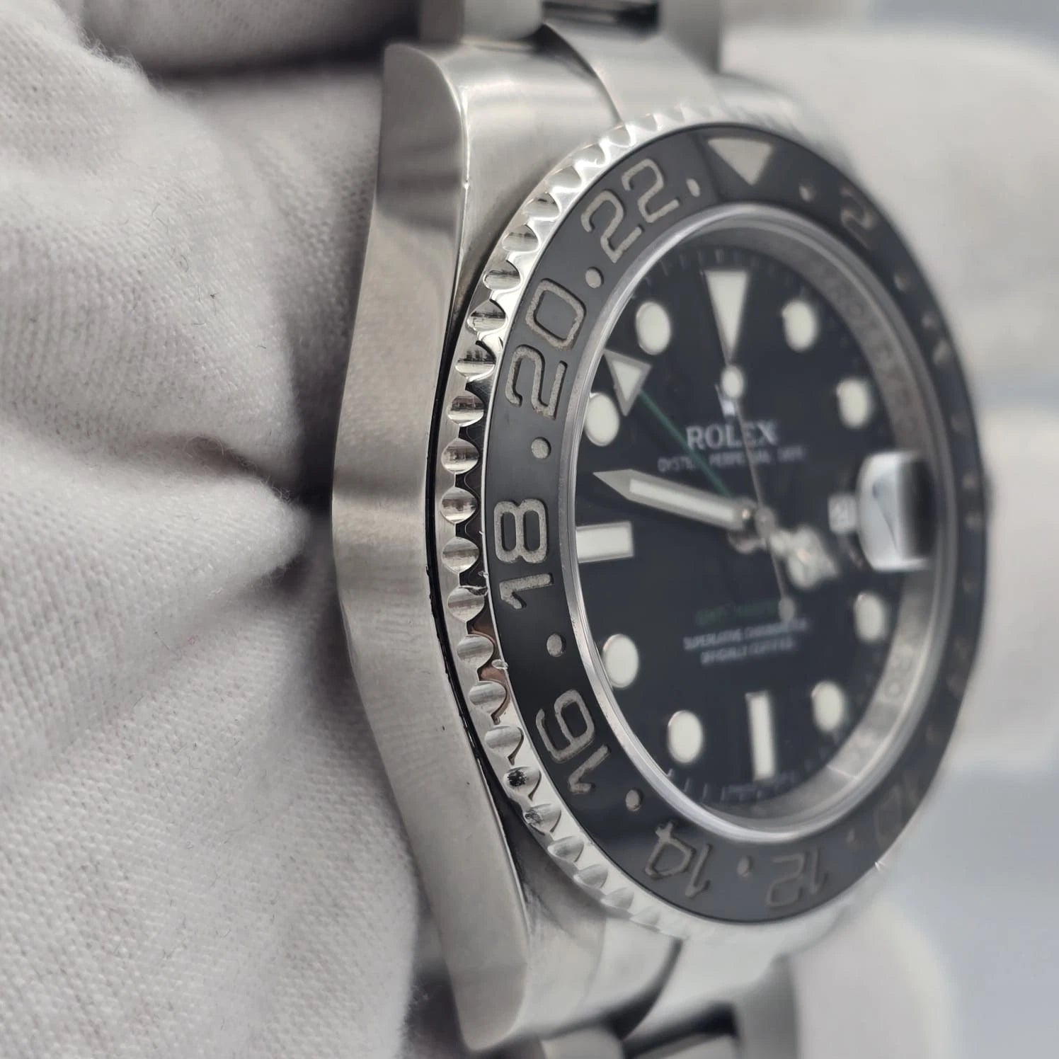 Rolex GMT Master II Green Arrow 116710LN Steel Ceramic Black 40mm Watch