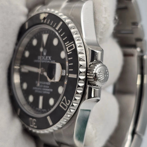 2017 PAPERS Rolex Submariner Date 116610LN Steel Black Ceramic 40mm Watch BOX