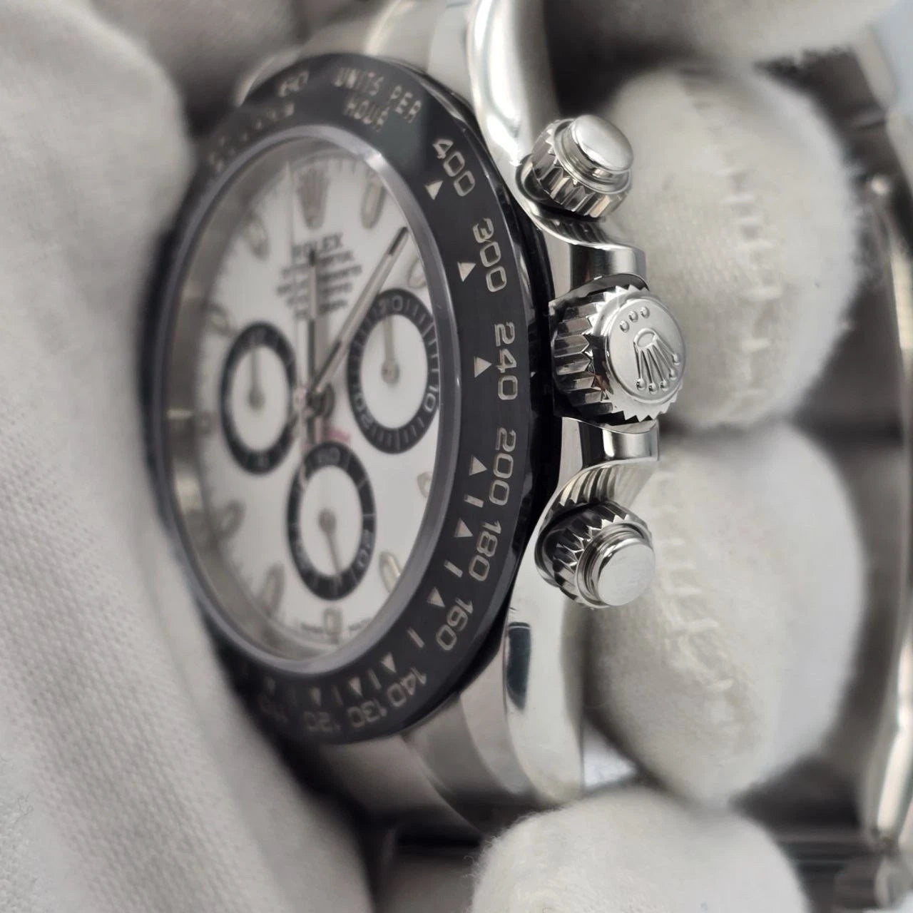 2023 PAPERS Rolex Daytona 116500LN Panda White Dial Ceramic 40mm Steel Watch BOX