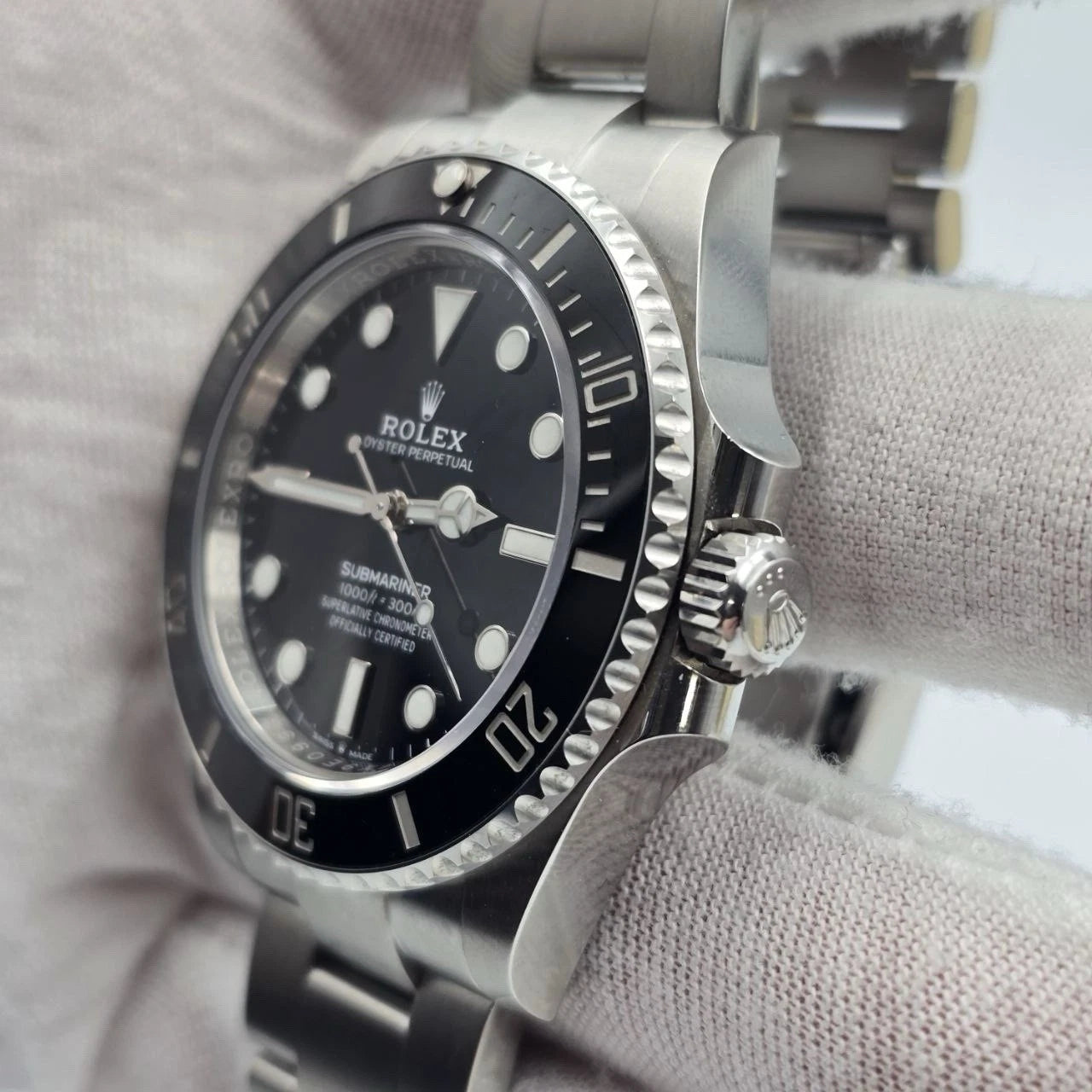 PAPERS 2021 Rolex Submariner No Date Ceramic Stainless Steel 41mm 124060 BOX