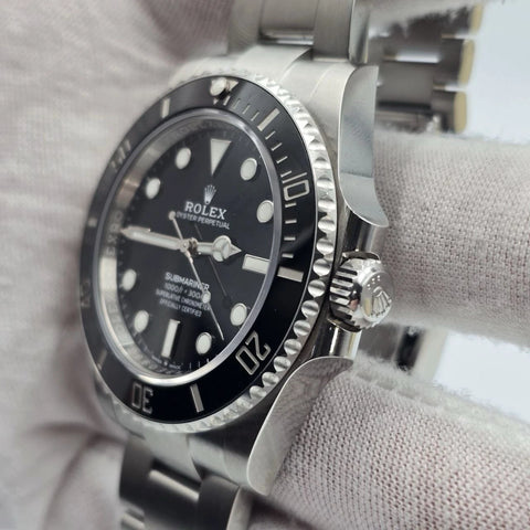 PAPERS 2021 Rolex Submariner No Date Ceramic Stainless Steel 41mm 124060 BOX