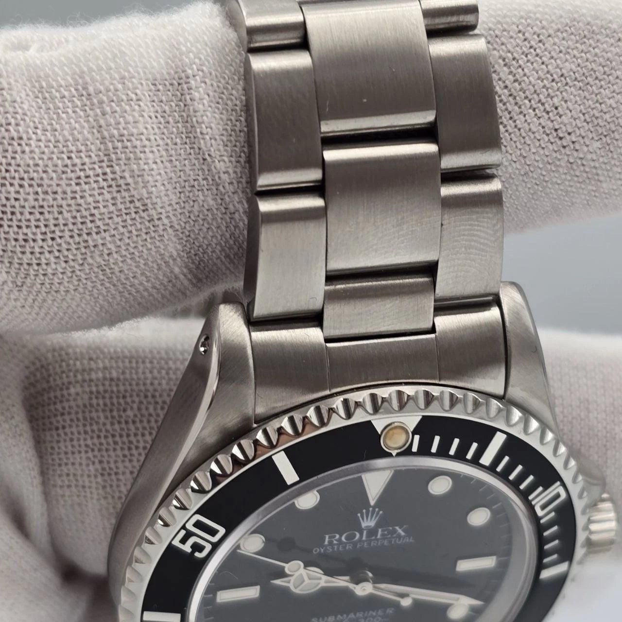 MINT Rolex Submariner No-Date BLACK Stainless Steel Dive Oyster 40mm Watch 14060