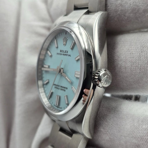 NEW 2026 Rolex Oyster Perpetual 36mm 126000 Tiffany Turquoise Dial