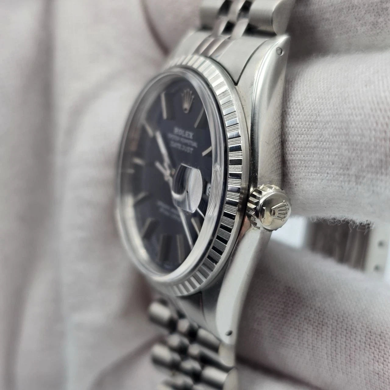Rolex Datejust Stainless Steel FACTORY Blue Dial 36mm Automatic Watch 16030