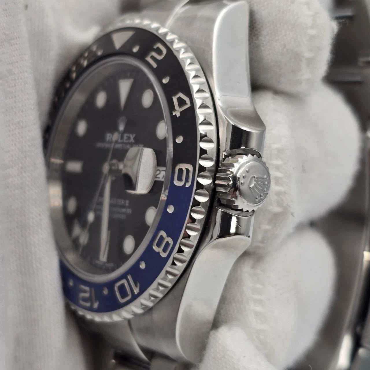 PAPERS 2017 Rolex GMT Master II 116710BLNR Steel Ceramic Batman Watch BOX