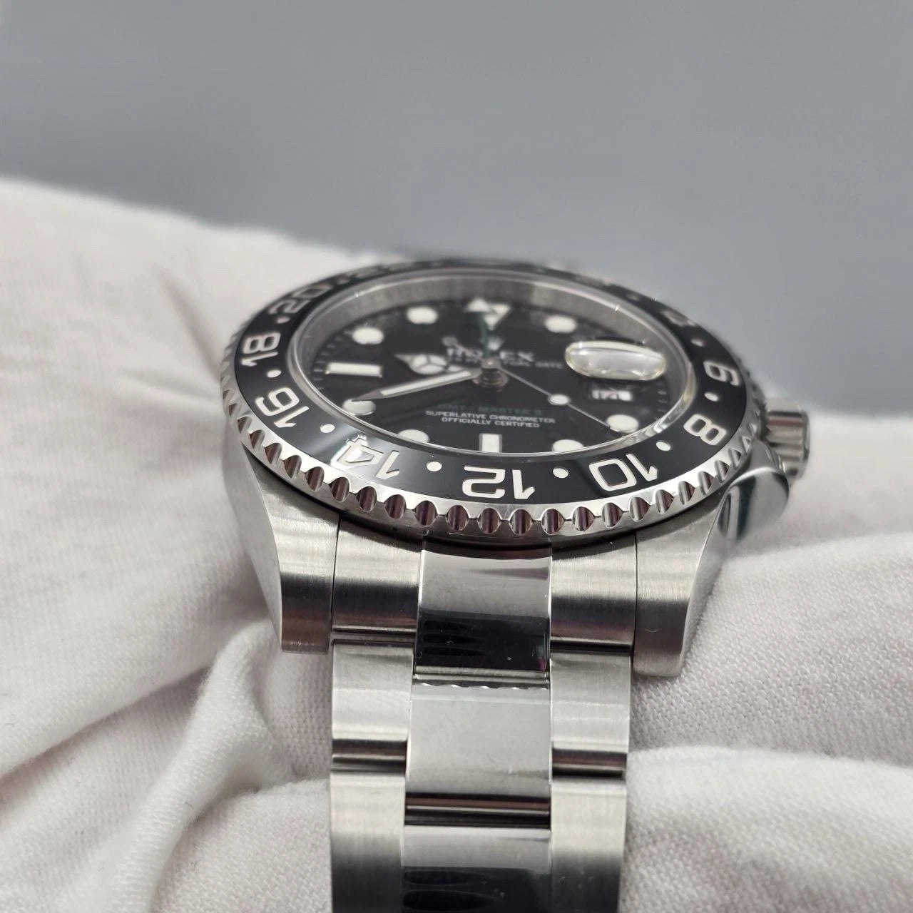 2013 PAPERS Rolex GMT Master II 116710LN Steel Ceramic "Green Arrow" 40mm BOX