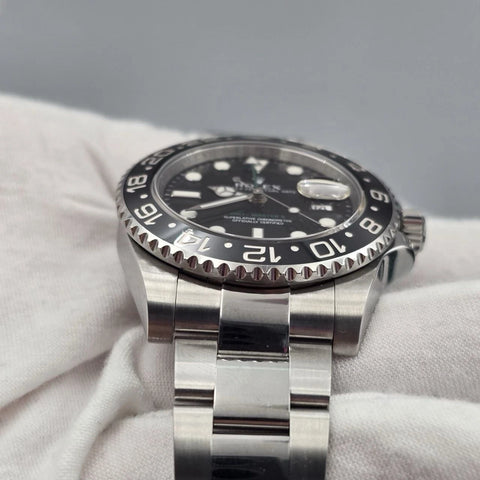 2013 PAPERS Rolex GMT Master II 116710LN Steel Ceramic "Green Arrow" 40mm BOX