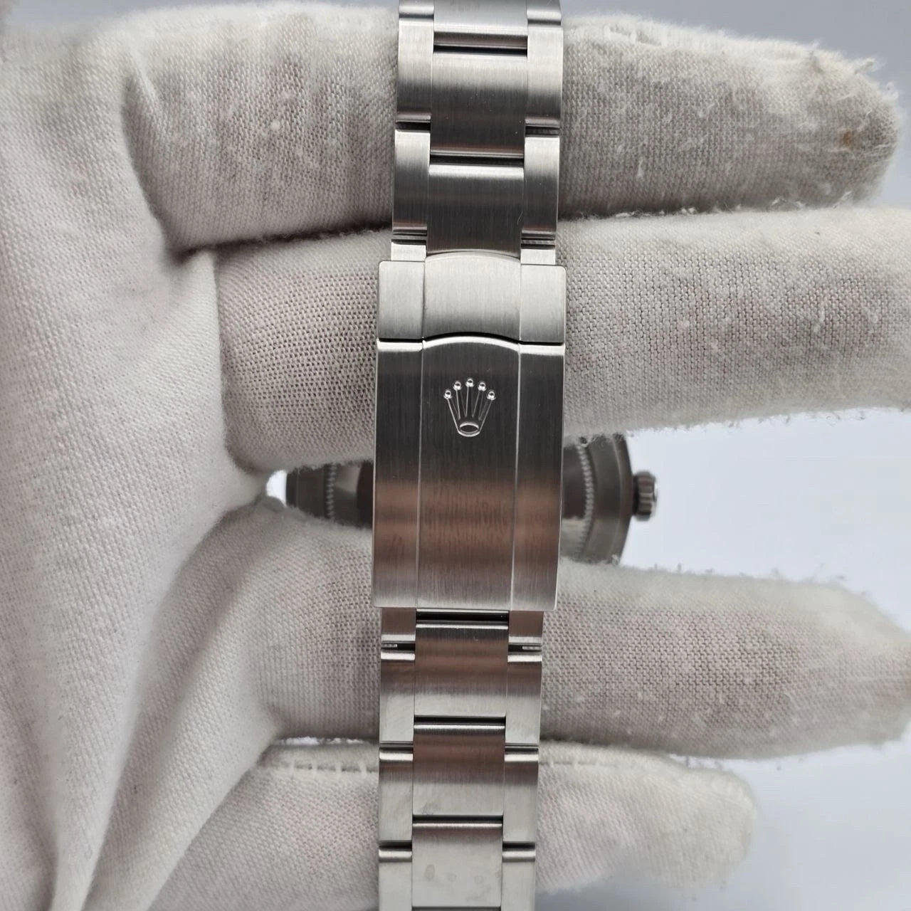 2021 PAPERS Rolex Oyster Perpetual 41mm Turquoise Blue Steel 124300 BOX
