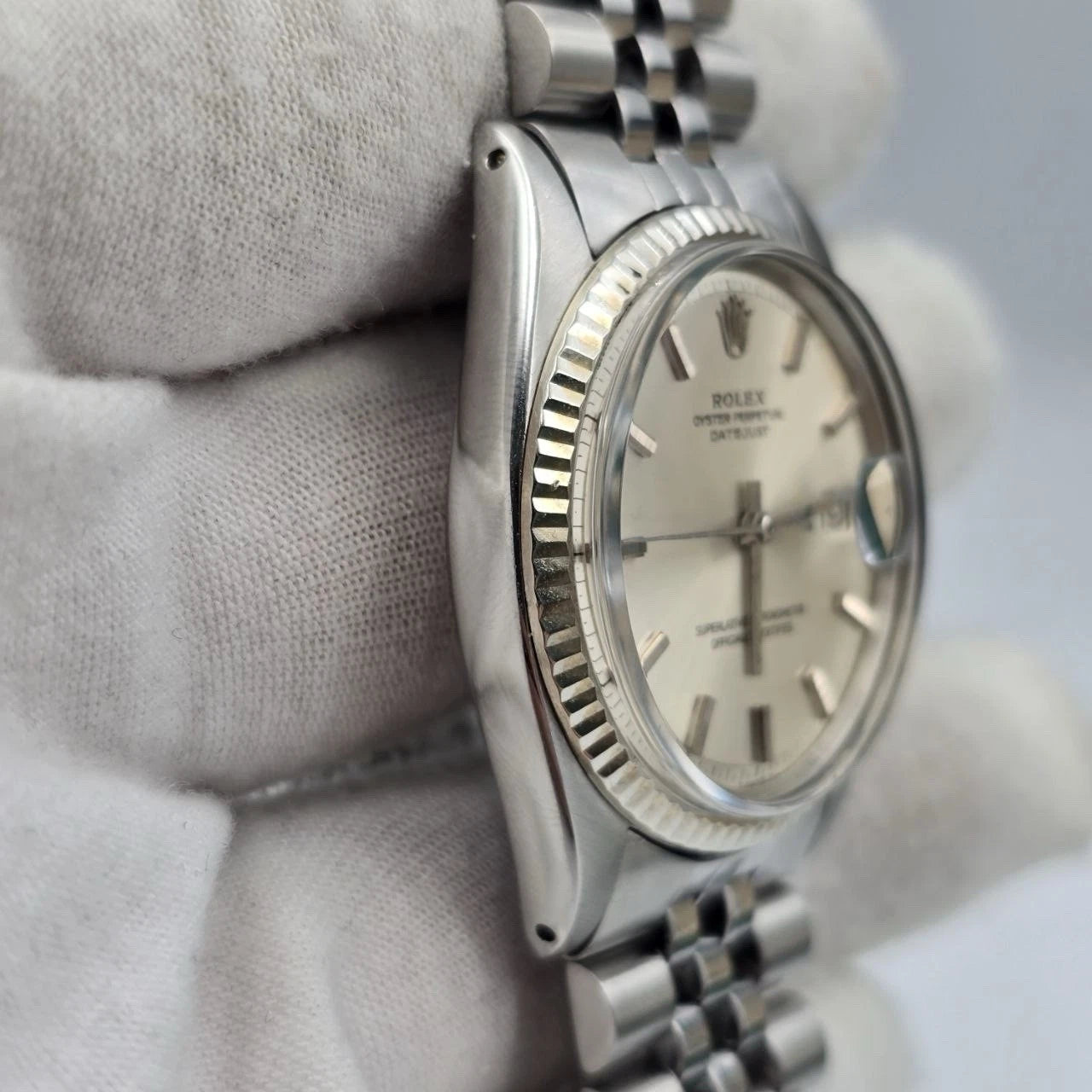 Rolex Datejust 1601 Stainless Steel Silver Dial Jubilee 36mm Watch