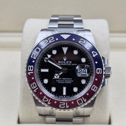 2026 NEW Rolex Pepsi GMT-Master ll Oyster Steel 40mm 126710BLRO UNWORN
