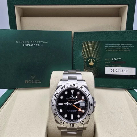 Rolex Explorer II 226570 Black Dial