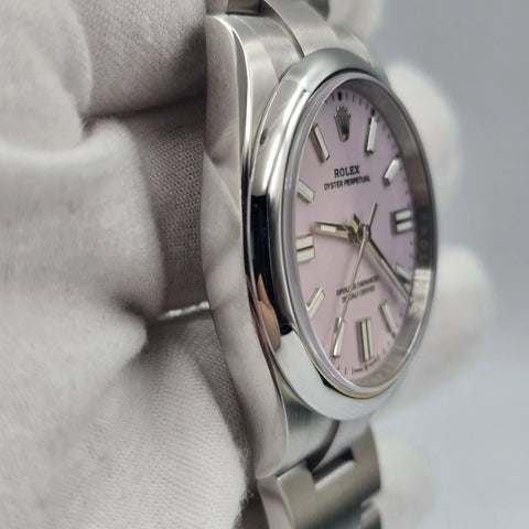 NEW 2026 Rolex Oyster Perpetual Stainless Steel 41mm Candy Pink Dial 134300