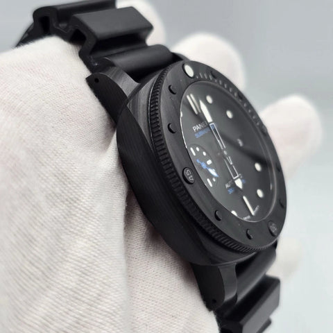 2025 PAPERS Panerai Submersible Carbotech Black Dial 42mm PAM02231 BOX