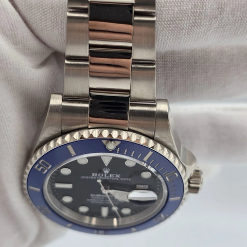 2023 PAPERS Rolex Submariner Blue Cookie Monster Gold 41mm Watch BOX 126619LB