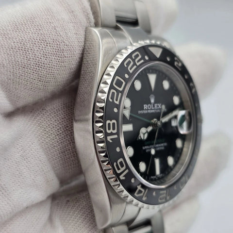 2016 Rolex GMT Master II 116710LN Stainless Steel Ceramic Black 40mm Watch