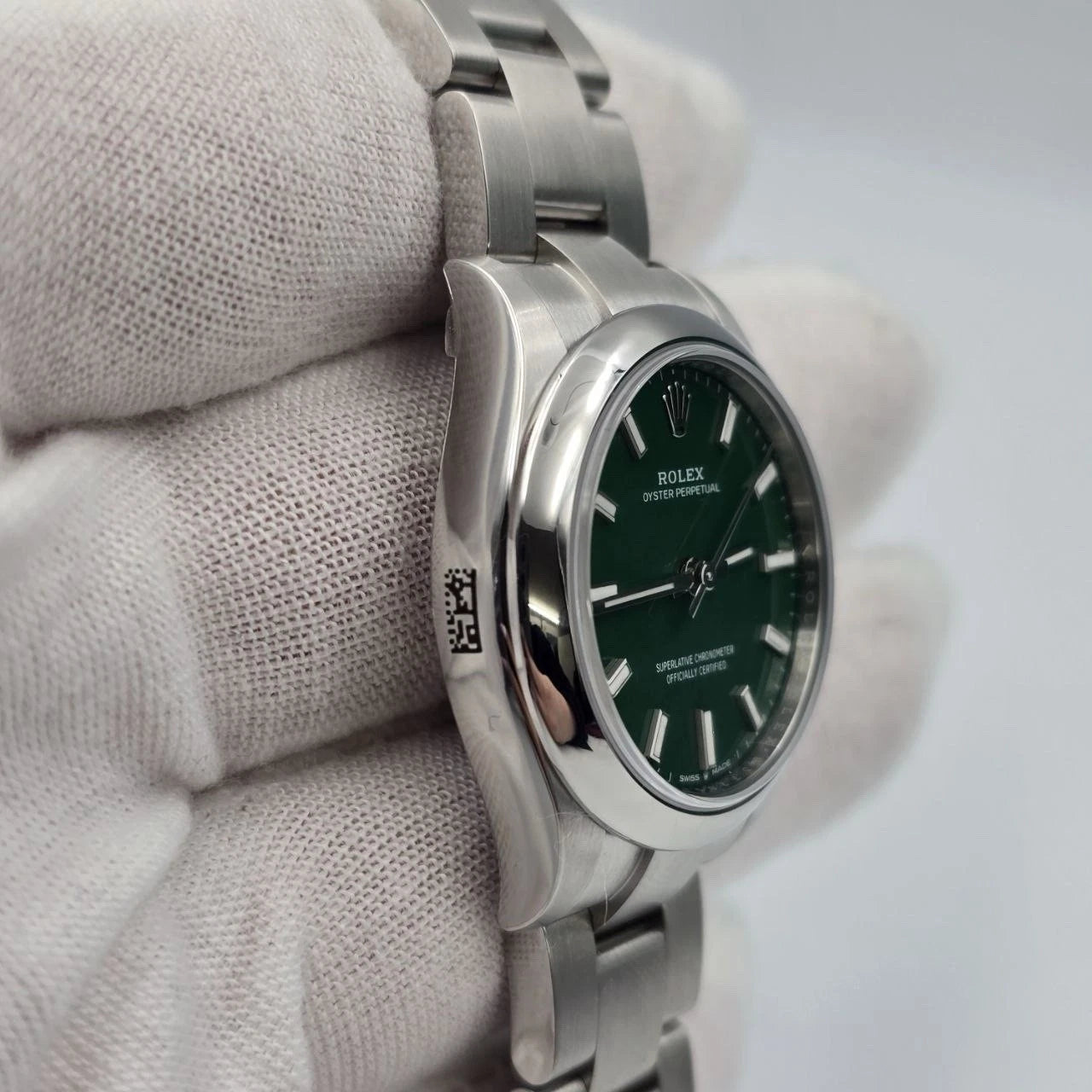 NEW 2025 Rolex Oyster Perpetual Stainless Steel 277200 31mm Green UNWORN