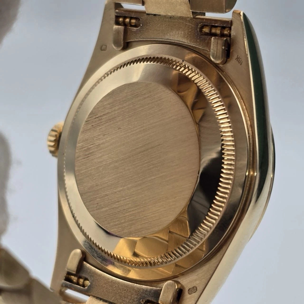 Rolex Day-Date 18238 President 18k Gold FACTORY Black Diamond Dial 36mm Watch