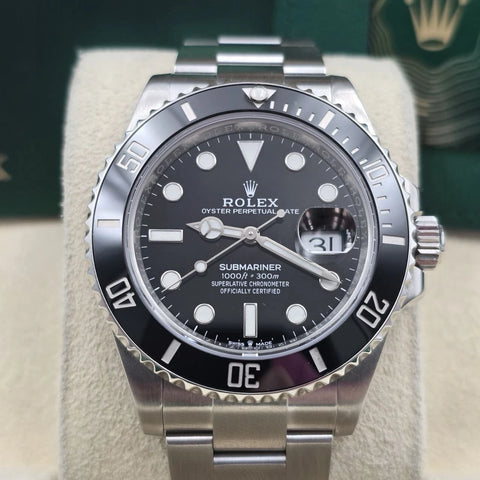 PAPERS 2024 Rolex Submariner Date 41mm Black Ceramic 126610LN Watch BOX