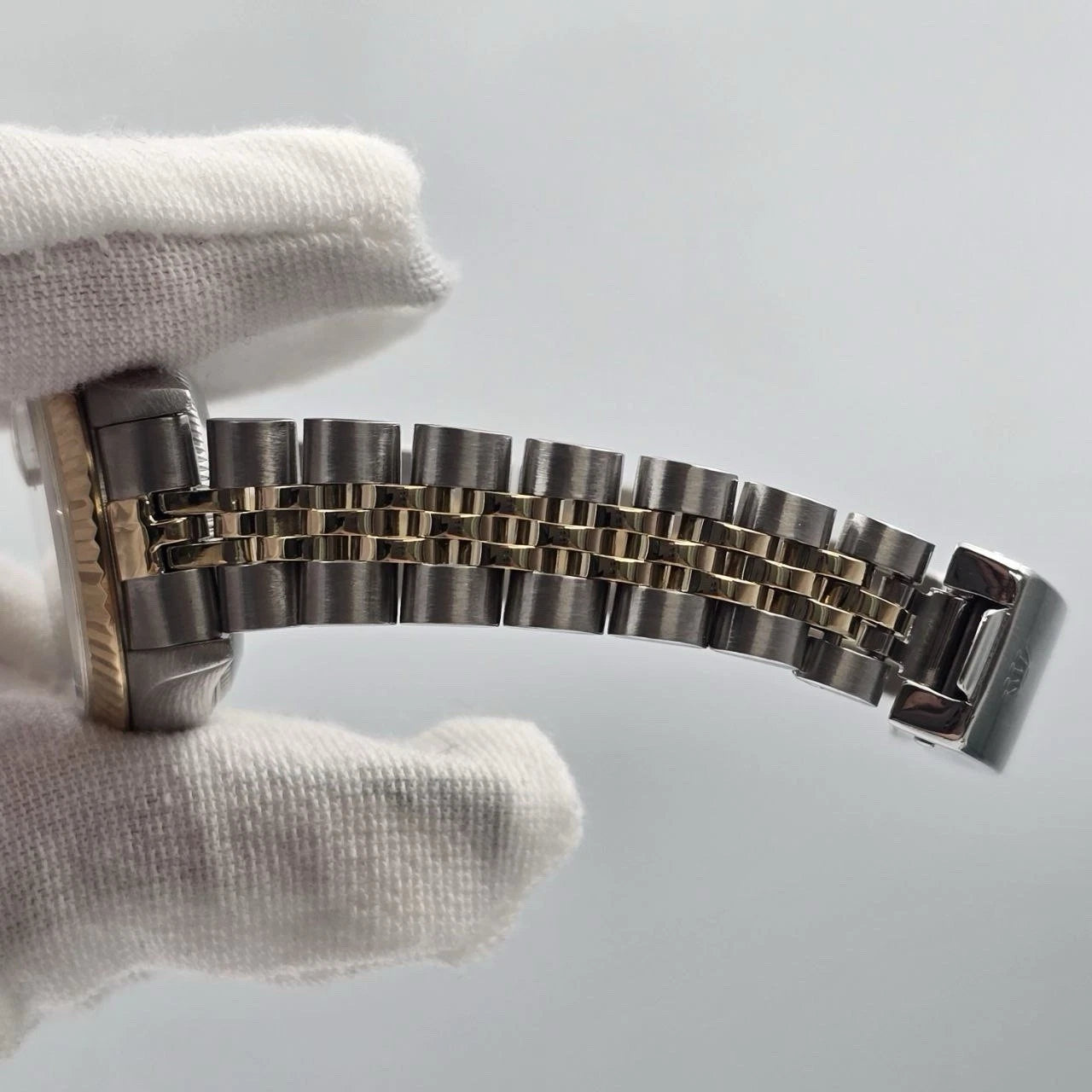 Rolex Lady Datejust 26mm 69173 Two Tone Jubilee White Diamond Dial Watch