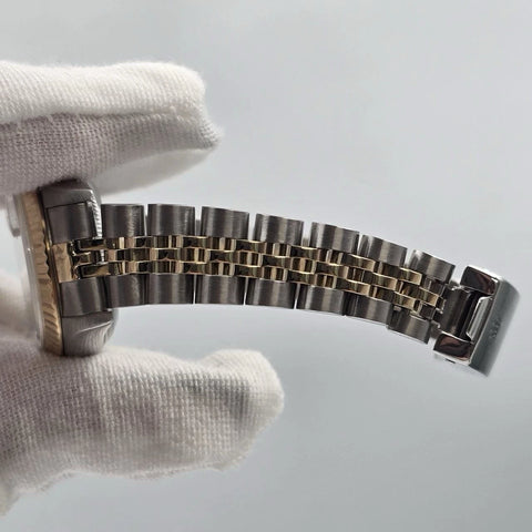 Rolex Lady Datejust 26mm 69173 Two Tone Jubilee White Diamond Dial Watch