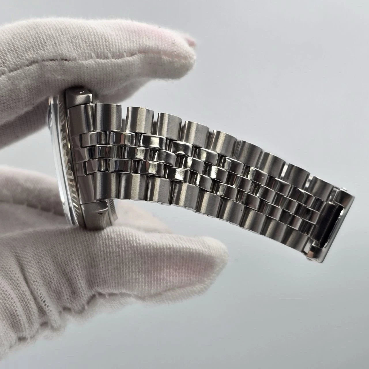 Rolex Datejust 1601 Stainless Steel Factory BLACK Dial Jubilee 36mm Watch