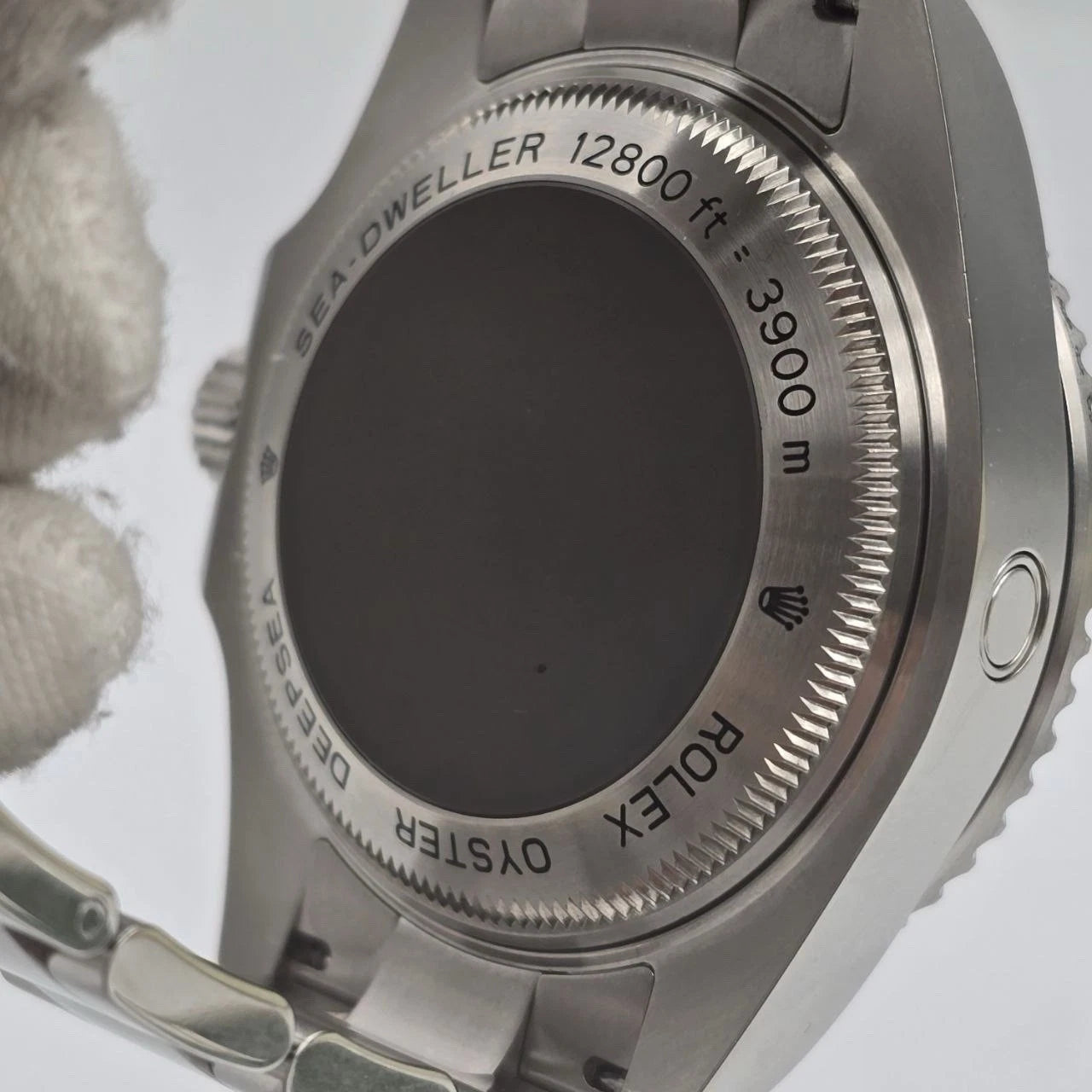 2012 PAPERS Rolex Sea-Dweller Deepsea 44mm Black Ceramic Steel Dive Watch 116660