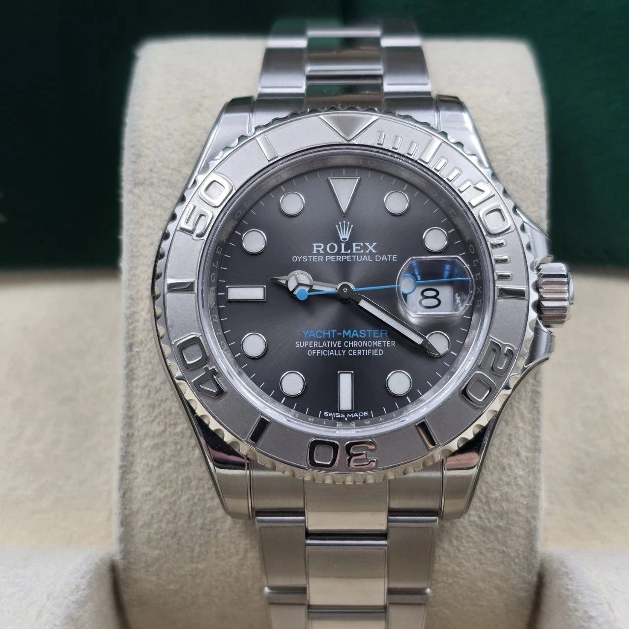 Rolex Yacht-Master 116622 Rhodium Steel Platinum 40mm