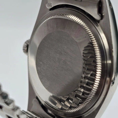 Rolex Datejust 1601 Stainless Steel Factory BLACK Dial Jubilee 36mm Watch