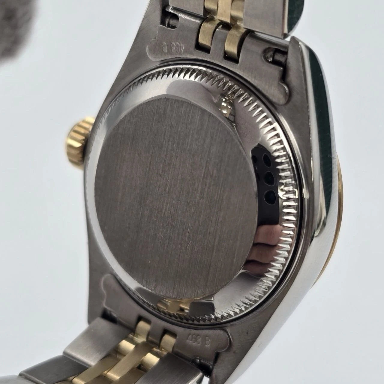 Rolex Lady Datejust 26mm 69173 Two Tone Jubilee White Diamond Dial Watch