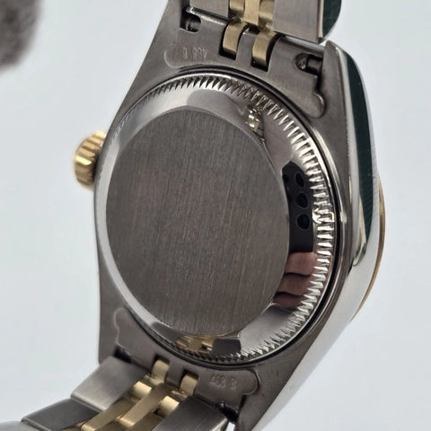 Rolex Lady Datejust 26mm 69173 Two Tone Jubilee White Diamond Dial Watch