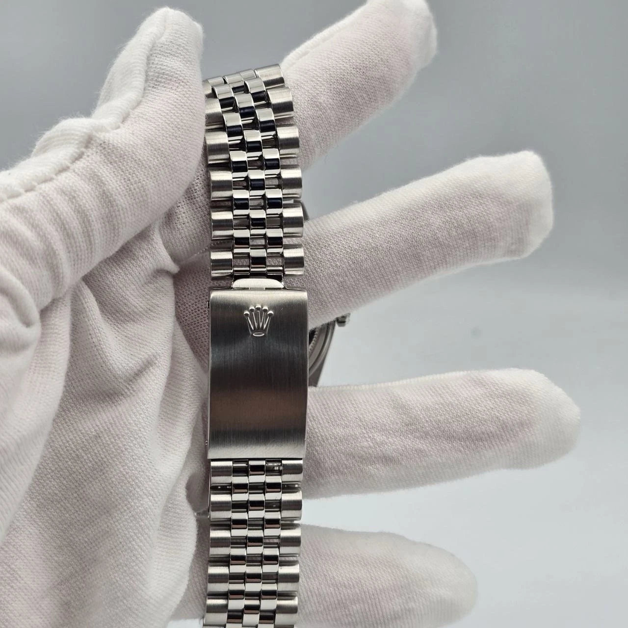 Rolex Datejust 1601 Stainless Steel Silver Stick Dial Jubilee 36mm Watch
