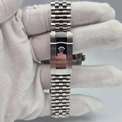 2018 PAPERS Rolex Datejust 41mm Steel Jubilee Gray Wimbledon Dial 126334 BOX