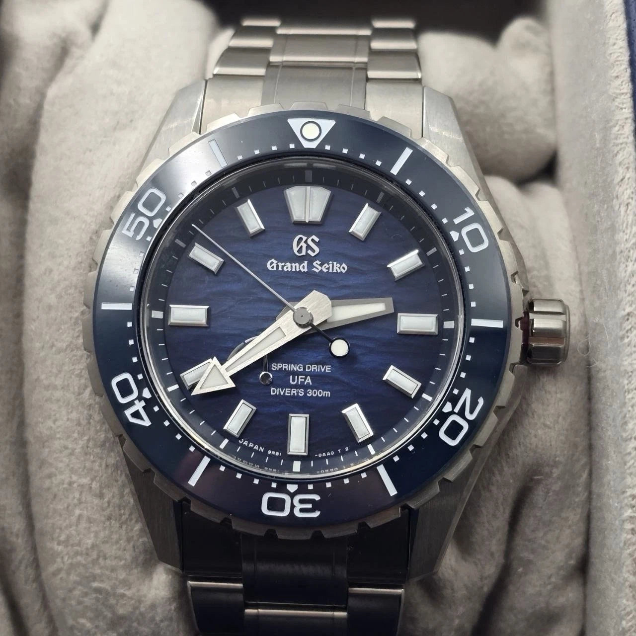 2026 PAPERS Grand Seiko Evolution 9 Blue SLGB023 Diver 40.8mm Titanium Watch BOX