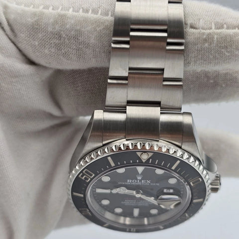 2020 PAPERS Rolex Sea-Dweller Black Red Letters Stainless Steel 43mm 126600 BOX