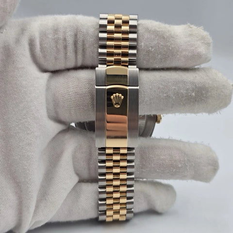 2025 PAPERS Rolex Datejust 41mm Two Tone Wimbledon Dial Jubilee 126333 BOX