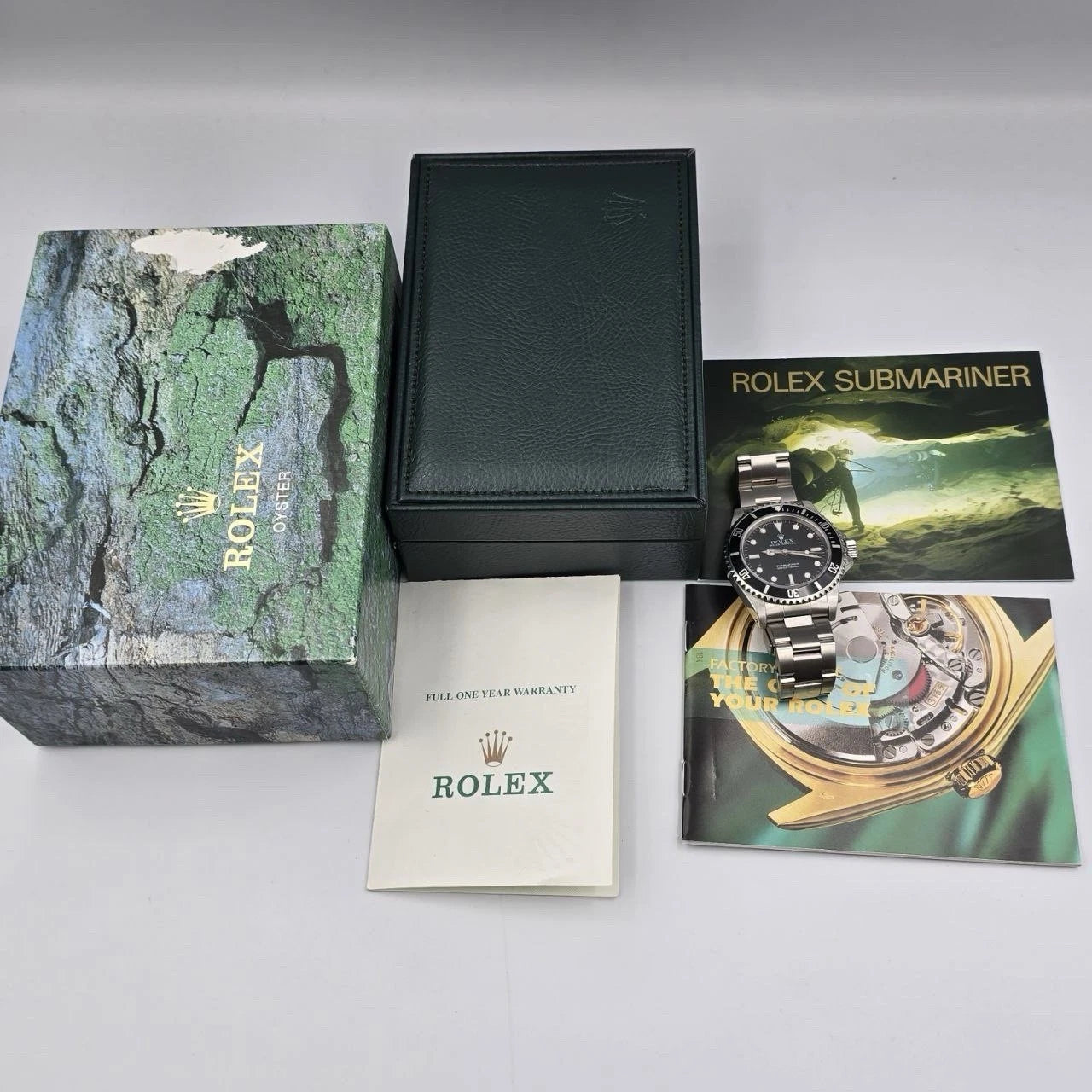 MINT 2000 PAPERS Rolex Submariner No-Date Steel Oyster 40mm Watch 14060 BOX