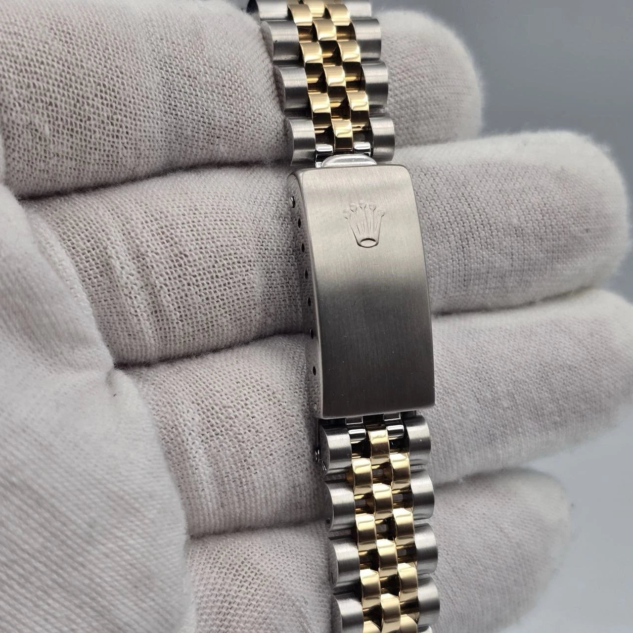 PAPERS MINT Rolex Datejust Ladies 31mm 18k Two Tone 68273 Champagne Dial Watch